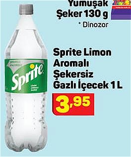 Sprite Limon Aromalı Şekersiz Gazlı İçecek 1 L image