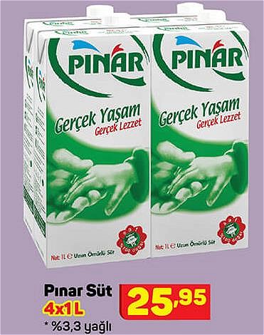 Pınar Süt 4x1 L image