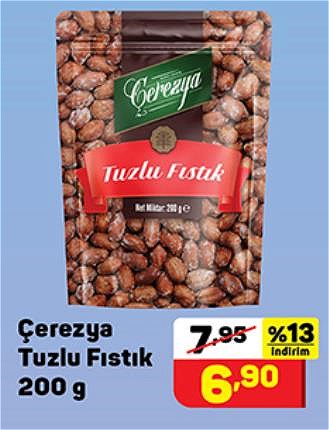 Çerezya Tuzlu Fıstık 200 g image