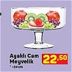 Ayaklı Cam Meyvelik 24 cm image