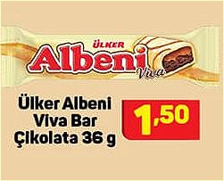 Ülker Albeni Viva Bar Çikolata 36 g image