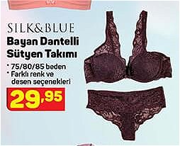 Silk&Blue Bayan Dantelli Sütyen Takımı image