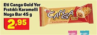 Eti Canga Gold Yer Fıstıklı Karamelli Nuga Bar 45 g image
