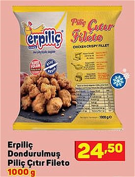 Erpiliç Dondurulmuş Piliç Çıtır Fileto 1000 g image