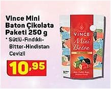 Vince Mini Baton Çikolata Paketi 250 g image