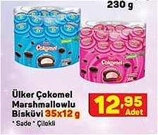 Ülker Çokomel Marshmallowlu Bisküvi 35x12 g image
