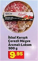 İkbal Karışık Çerezli Meyve Aromalı Lokum 300 g image