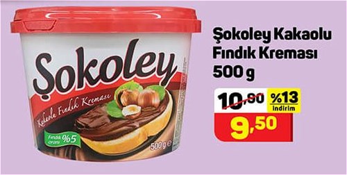 Şokoley Kakaolu Fındık Kreması 500 g image