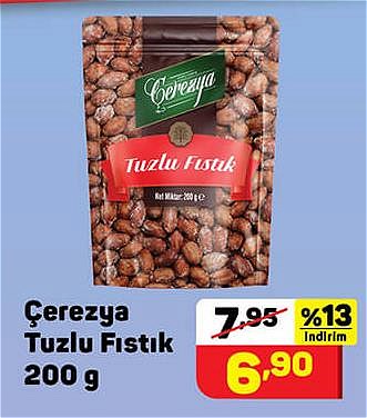 Çerezya Tuzlu Fıstık 200 g image