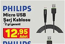 Philips Micro Usb Şarj Kablosu image
