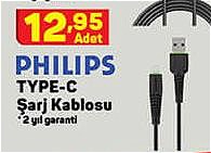 Philips Type-C Şarj Kablosu image