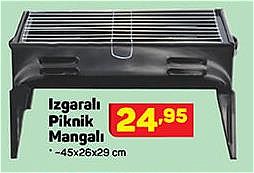 Izgaralı Piknik Mangalı 45x26x29 cm image