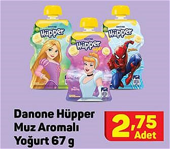 Danone Hüpper Muz Aromalı Yoğurt 67 g image