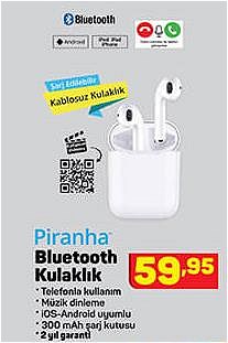 Piranha Bluetooth Kulaklık image