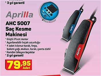 Aprilla AHC 5007 Saç Kesme Makinesi image