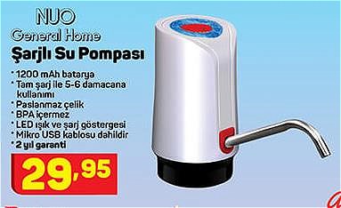 Nuo General Home Şarjlı Su Pompası image