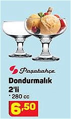 Paşabahçe Dondurmalık 2'li 280 cc image