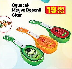 Oyuncak Meyve Desenli gitar image