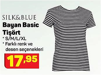 Silk&Blue Bayan Basic Tişört image