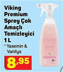 Viking Premium Sprey Çok Amaçlı Temizleyici 1 L Yasemin & Vanilya image