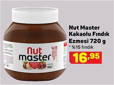 Nut Master Kakaolu Fındık Ezmesi 720 g image