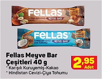 Fellas Meyve Bar Çeşitleri 40 gr image