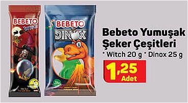 Bebeto Yumuşak Şeker Çeşitleri image