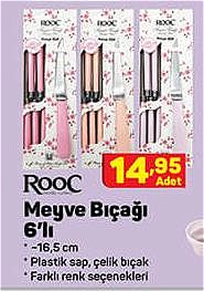 Rooc Meyve Bıçağı 6'lı image