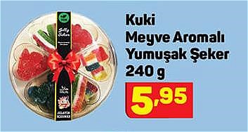Kuki Meyve Aromalı Yumuşak Şeker 240 g image