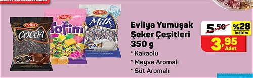 Evliya Yumuşak Şeker Çeşitleri 350 g image