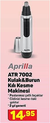 Aprilla ATR 7002 Kulak&Burun Kılı Kesme Makinesi image