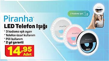 Piranha Led Telefon Işığı image