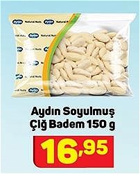 Aydın Soyulmuş Çiğ Badem 150 g image