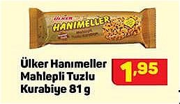 Ülker Hanımeller Mahlepli Tuzlu Kurabiye 81 g image