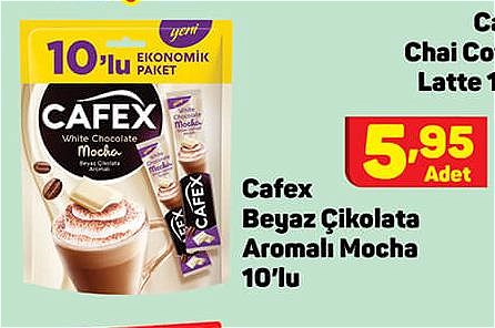 Cafex Beyaz Çikolata Aromalı Mocha 10'lu image