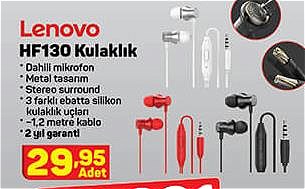 Lenovo HF130 Kulaklık image