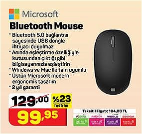 Microsoft Bluetooth Mouse image