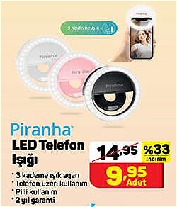 Piranha Led Telefon Işığı image