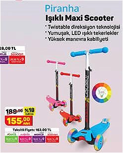 Piranha Işıklı Maxi Scooter image