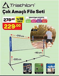 Triathlon Çok Amaçlı File Seti image