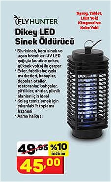 Flyhunter Dikey Led Sinek Öldürücü image