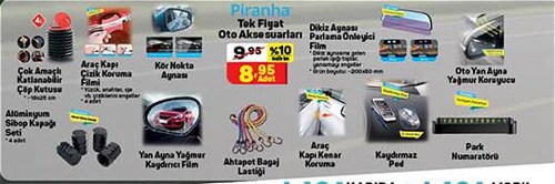 Piranha Oto Aksesuarları/Adet image