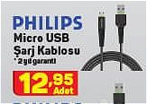 Philips Micro Usb Şarj Kablosu image