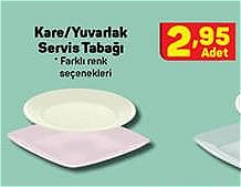 Kare/Yuvarlak Servis Tabağı image