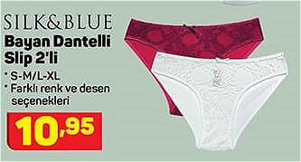 Silk&Blue Bayan Dantelli Slip 2'li image