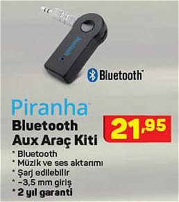 Piranha Bluetooth Aux Araç Kiti image