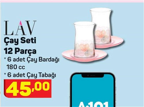 Lav Çay Seti 12 Parça image