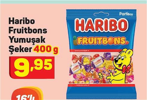 Haribo Fruitbons Yumuşak Şeker 400 g image