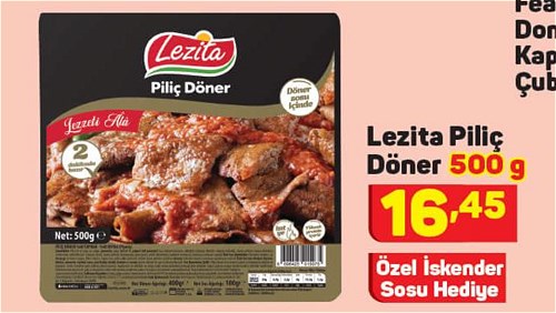 Lezita Piliç Döner 500 g image