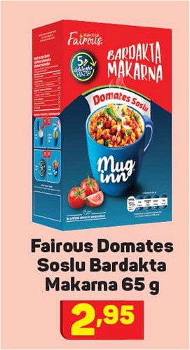 Fairous Domates Soslu Bardakta Makarna 65 g image